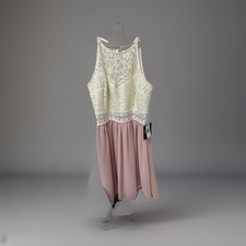 By & By Dress Size 5 Pink & Lace