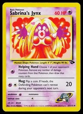Sabrina's Jynx 57/132 Uncommon Gym Challenge Pokemon Unlimited Lightly Played on eBay