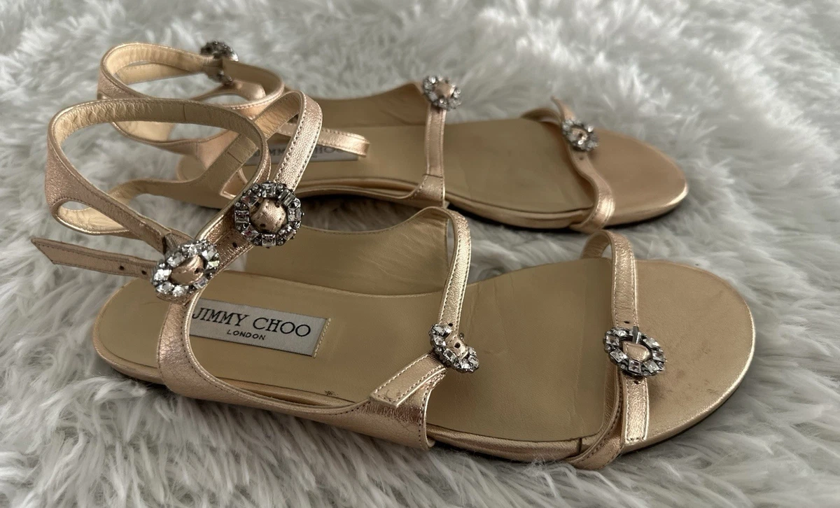 JIMMY CHOO スエード グラディエーターサンダル 37 Azie suede sandals