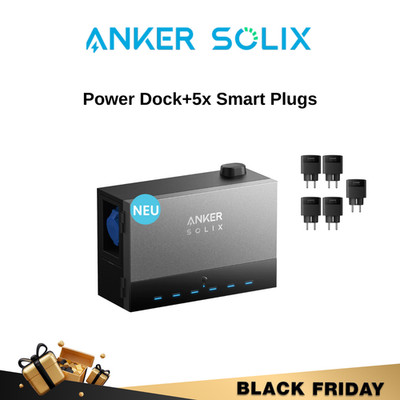 Anker SOLIX Power Dock Multisystem bis zu 64,4kWh für Solarbank 3 E2700 Pro