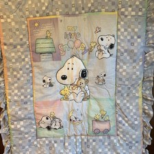 My Little Snoopy Crib Quilt