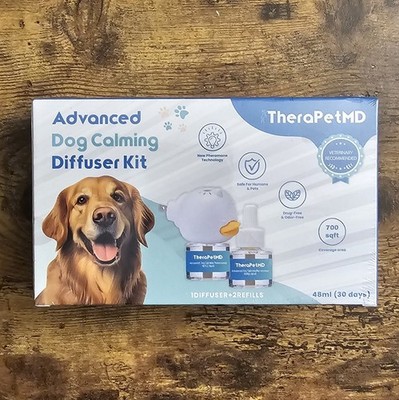 Advanced Dog Calming Diffuser Kit 30 Days Starter 48ml TheraPetMD New Sealed.
