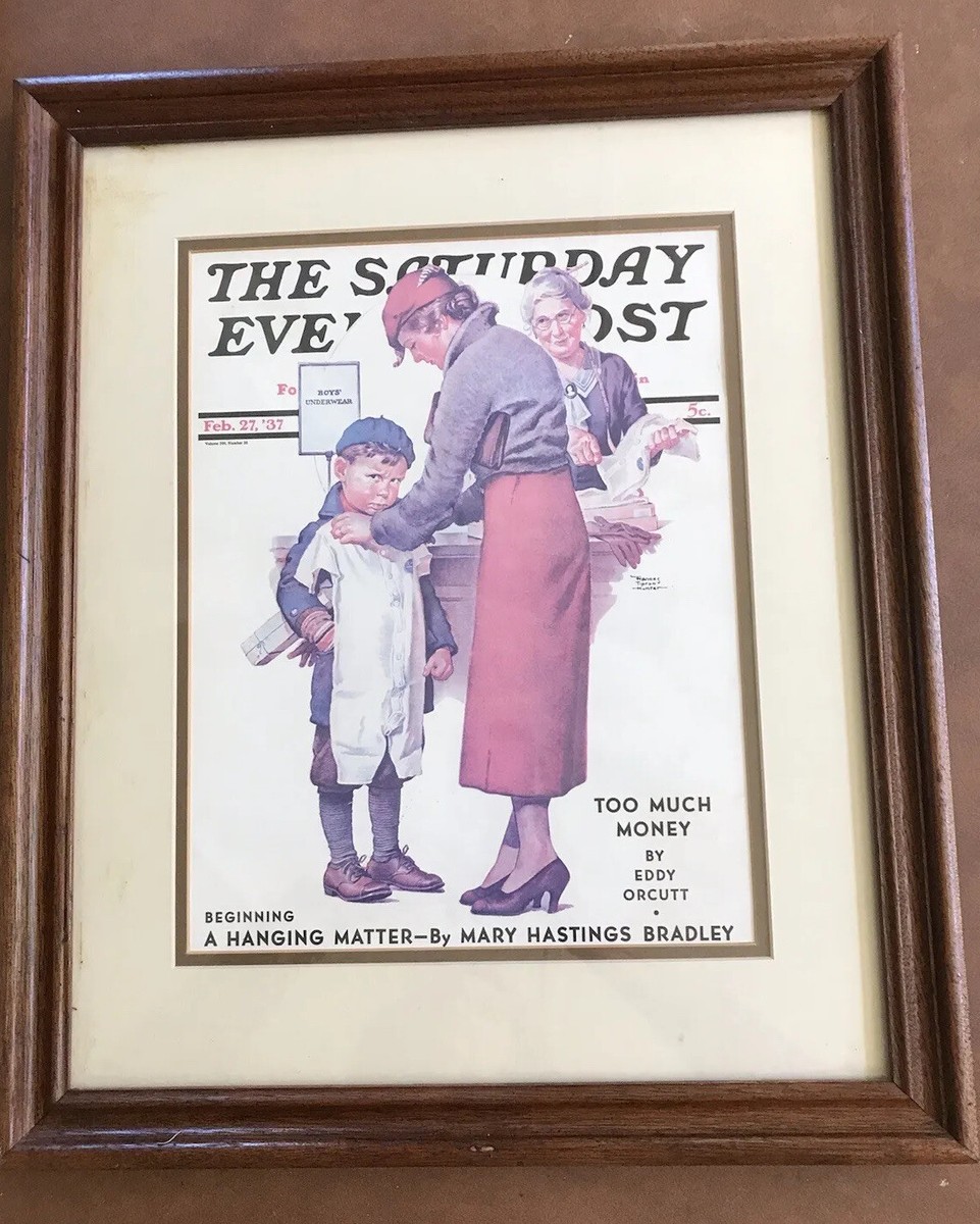 The Saturday Evening Post February 27 Rockwell 1937 A Hanging