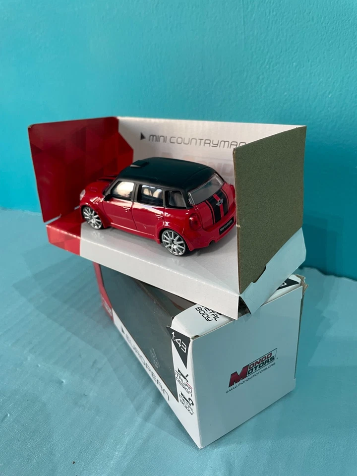 MINI COUNTRYMAN JCW Mini Cooper Country Man JCW 1/43 MONDO MOTORS auto metallo - Immagine 3 di 4