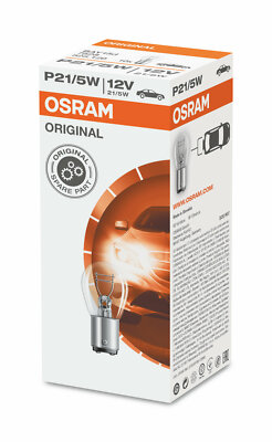 10 x Osram 7528 (380) 12V P21/5W Brems Stop & Rücklicht Birnen 10 Stück Birnen