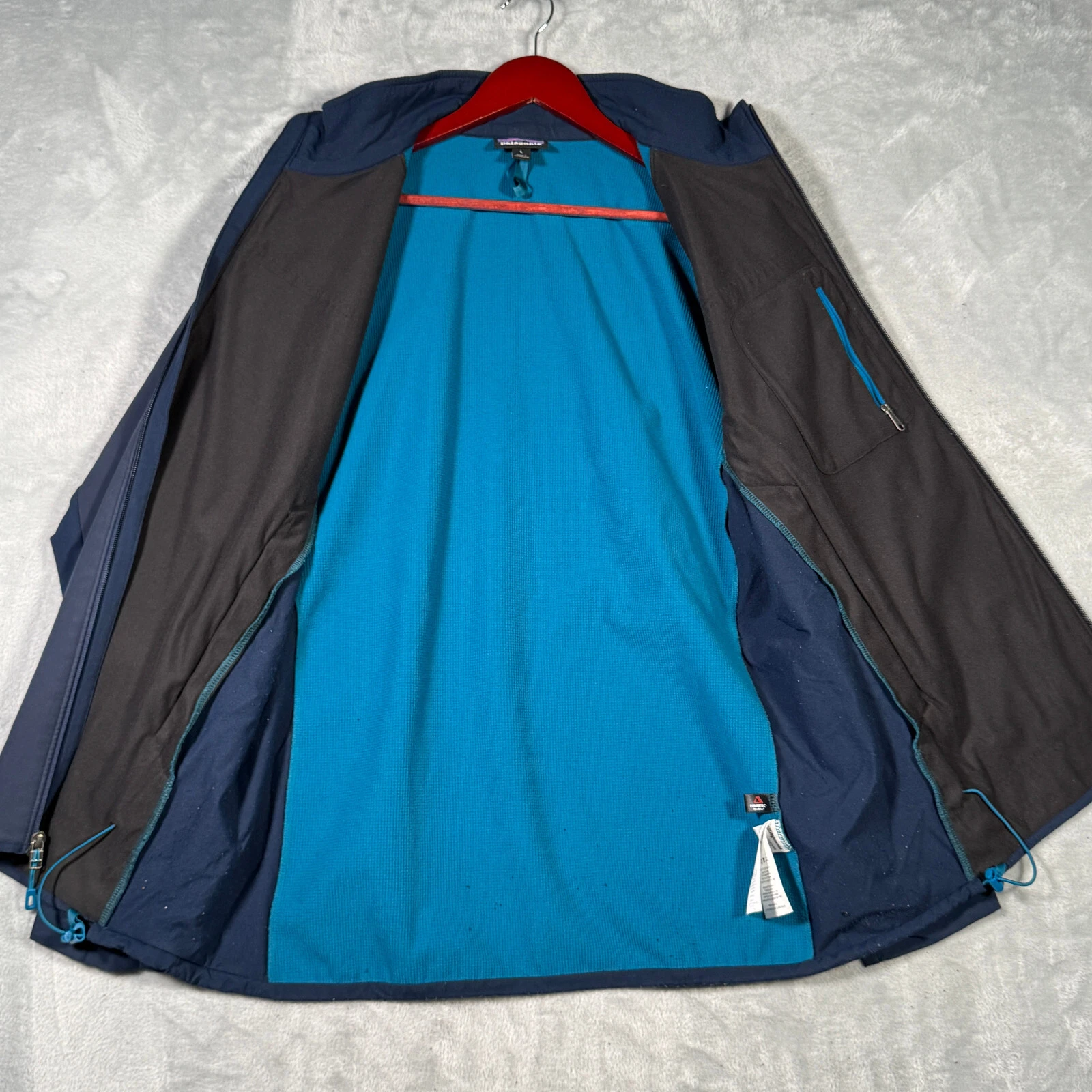patagonia adze hybrid full zip thermal lined jacket