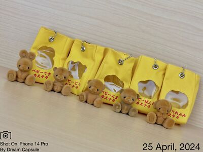 Toy Box Resident Mascot Baby Bear Castella 5 Types (Gacha Gasha