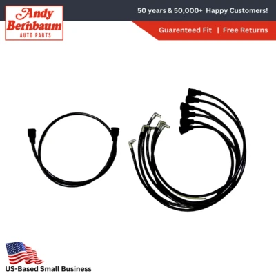 For 1933-1959 Plymouth 6-Cylinder 6 Volt Lacquer Quality Spark Plug Wires 830816 - Image 1 of 4
