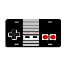 Retro Game Controller License Plate - Nostalgic Car Tag