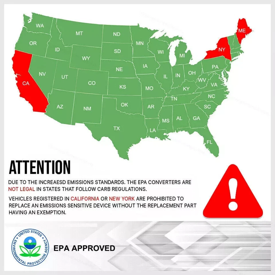 For All Fiat Catalytic Converter 2.25" High Quality Low Maintenance - Image 4 of 4