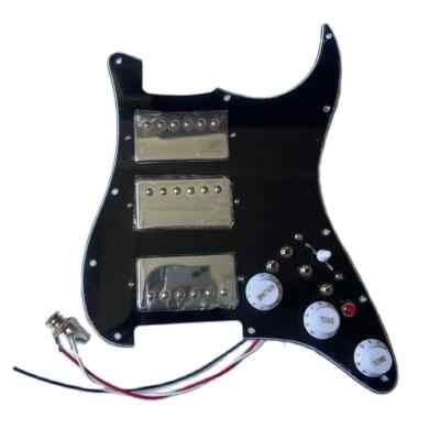Pre-wired HHH guitar pickguard coil split switch humbucking Alnico V pickup  ST