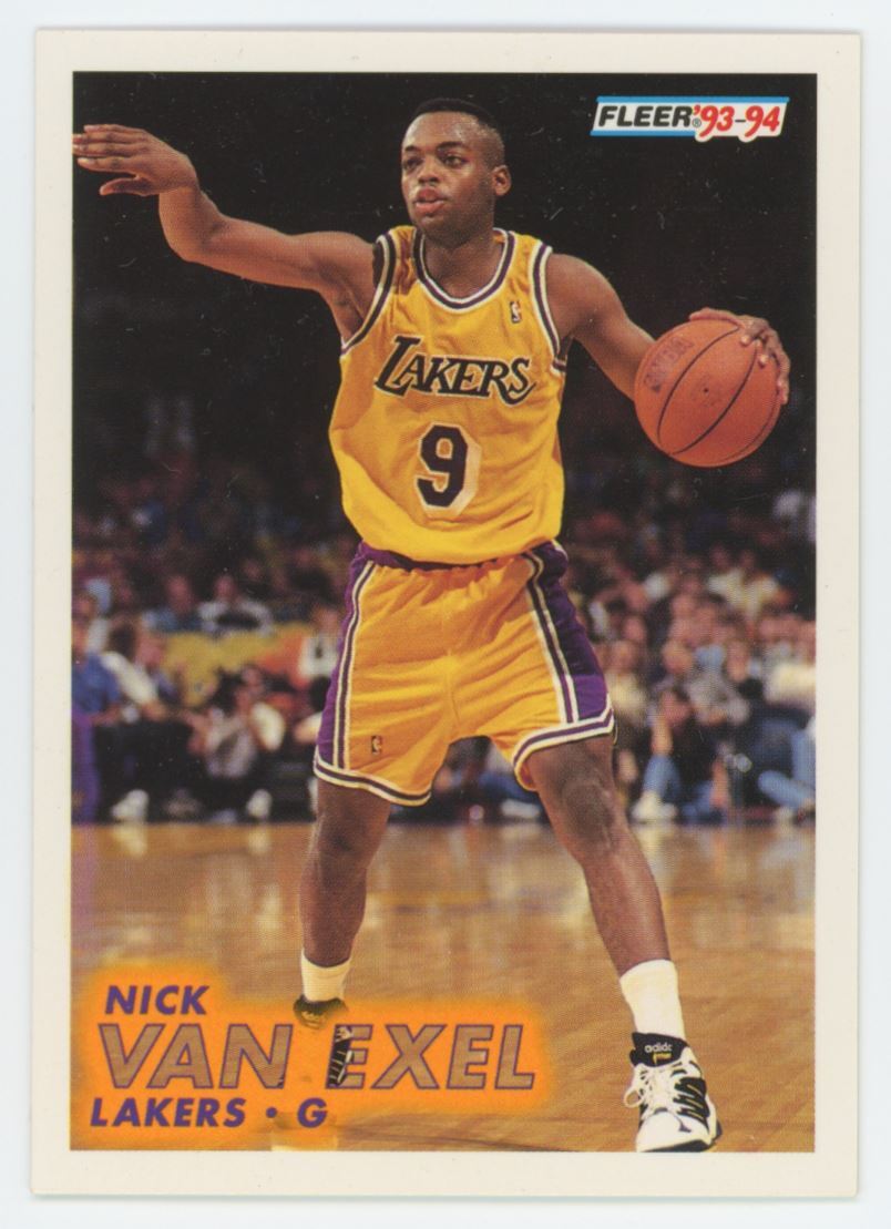 1993-94 Fleer Nick Van Exel Rookie Los Angeles Lakers #316