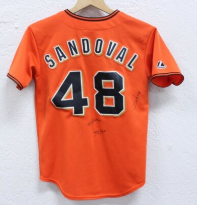 Majestic San Francisco Giants Jersey Pablo Sandoval #48 Youth M 3