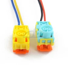 2pcs Driver AB Clock Spring Plug Connector Wire Harness for 2018 2019 Dodge Ram