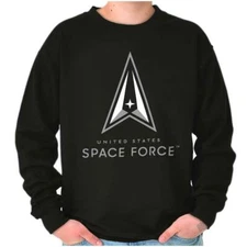 United States Space Force Military Logo Gift Womens or Mens Crewneck Sweatshirt