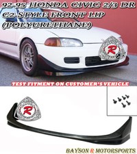 Fits 92-95 Honda Civic 23dr Coupehatch C2-style Front Lip Urethane