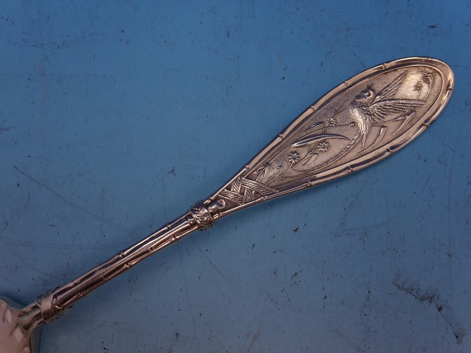 Japanese aka New Japanese by Whiting Sterling Silver Dinner Fork 7 5/8" - Image 2 of 4