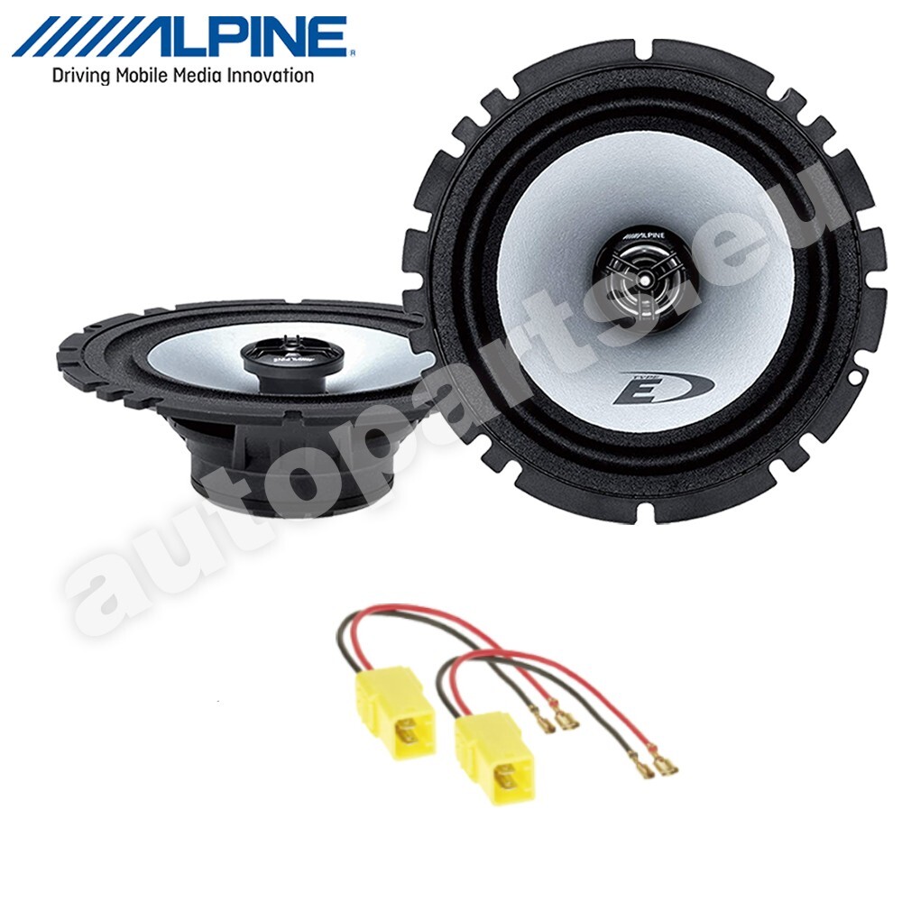 Casse Auto Alpine per Alfa Romeo 156 | Kit 2 Vie 165mm + Supporti