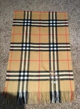 burberry tan plaid scarf