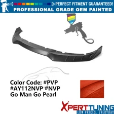 Fits 15-23 Dodge Charger 3PCS Front Lip IKON V3 ABS #NVP, PVP Go Man Go Pearl