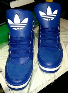 adidas cano alto azul