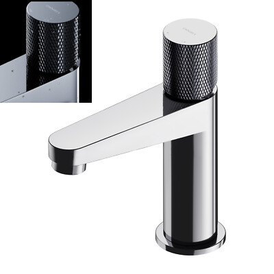 Waschtischarmatur Armatur Wasserhahn Badarmatur silbern chrom Modern Design CO