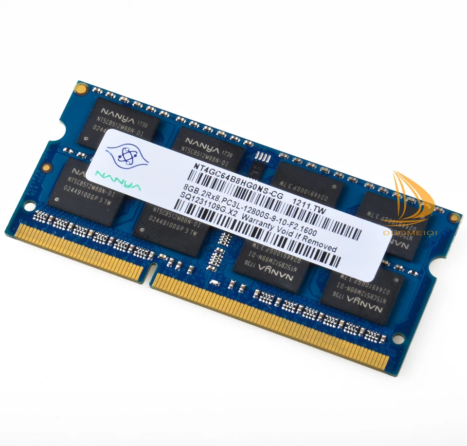 Nanya 4x 8GB 2Rx8 PC3L-12800S DDR3L 1600 MHz CL11 SODIMM RAM Laptop-Speicher %HH - Bild 4 von 4