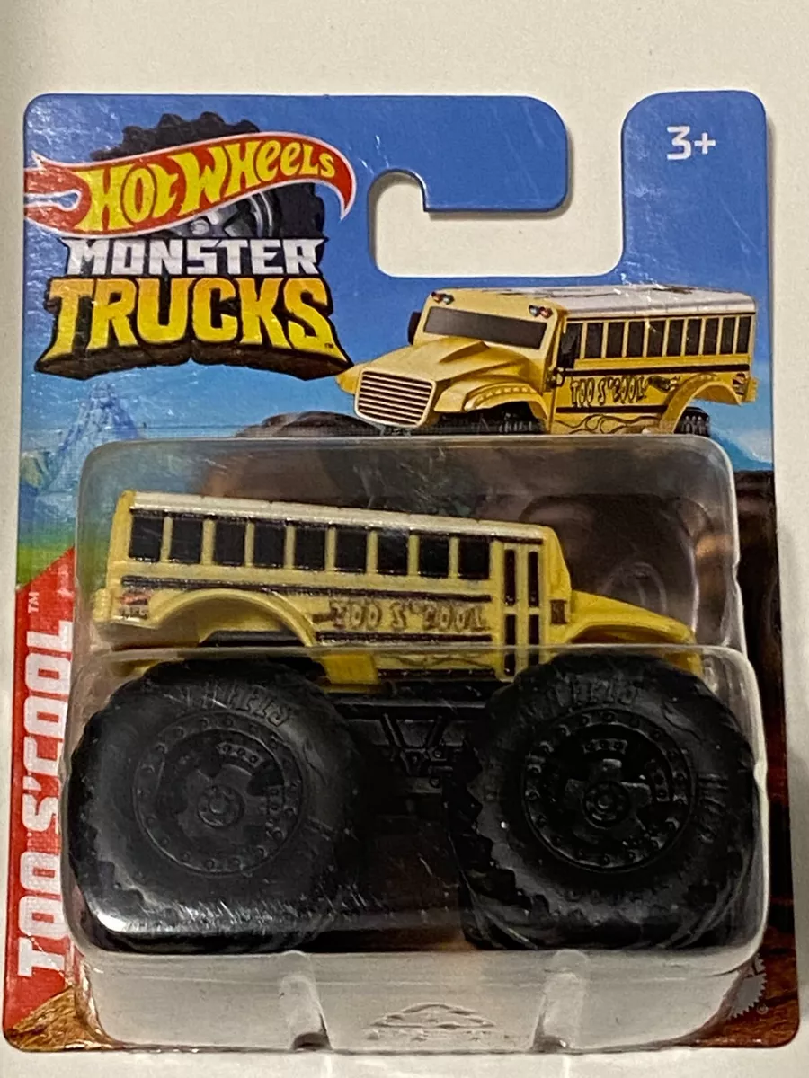 Hot Wheels Monster Trucks 1:64 Scale TOO S'COOL, Includes Hot