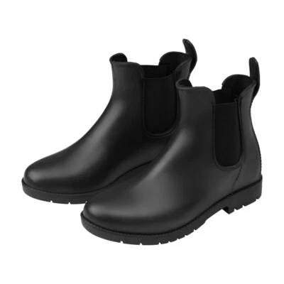 LIFELOOK Ladies Womens Ankle Short Wellies Rain Chelsea Wellington Shoes Boots Size 4-7