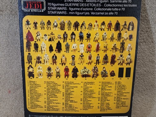 Star Wars Lobot Return Of The Jedi Palitoy Tri Logo 1983 Sealed VTG - Picture 15 of 23