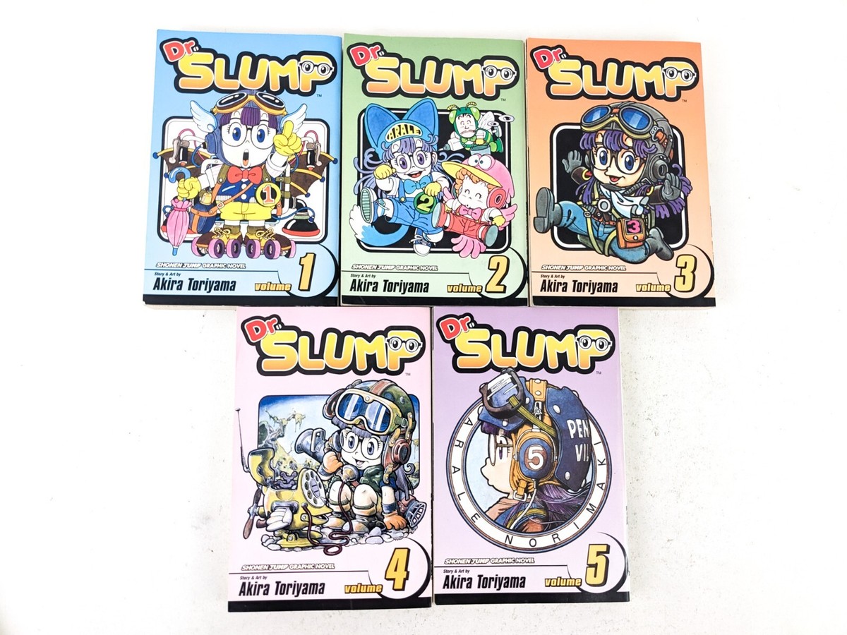 Dr. Slump Volume 1-5 1 2 3 4 5 English Manga Akira Toriyama Shonen