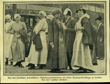 Ammunition Workers -- Moving to London -- Newspaper Clipping 1916 --