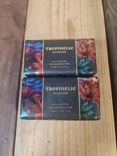 2PK Bath & Body Works Tropidelic Shea Butter Cleansing Bar Soap