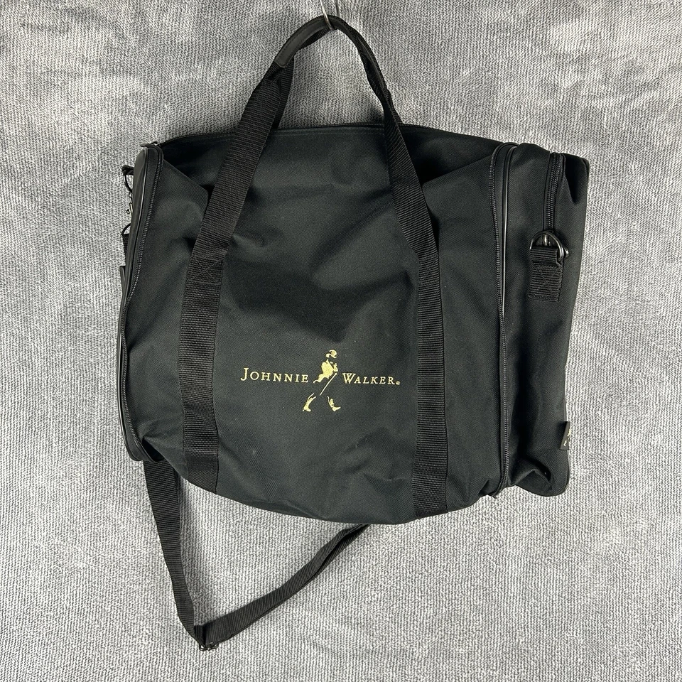 Johnnie Walker Canvas Carry On Bag Laptop Work Uni Messenger Shoulder Bag