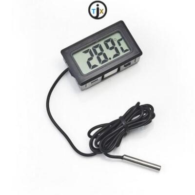 LCD Digital mit Sensorfühler Temperatur Anzeige LCD-Thermometer