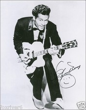 CHUCK BERRY Signed Photograph - Guitarist / Singer / Songwriter 7"x5" reprint