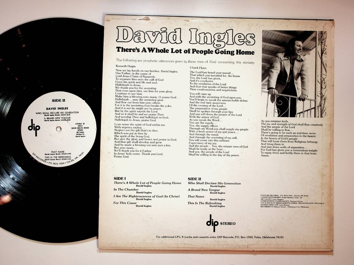 1975 Tulsa OK David Ingles Theres A Whole Lot Of People Gospel
