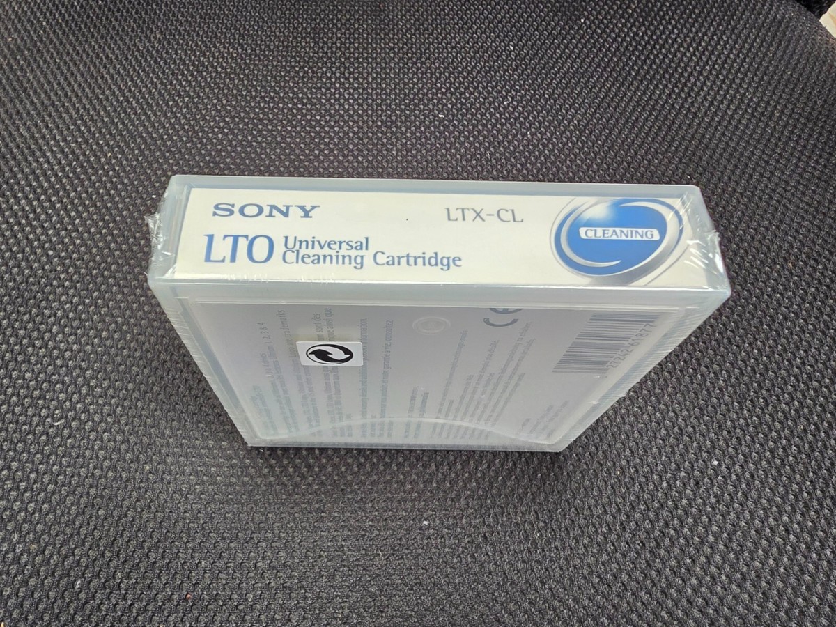 New Sealed Sony LTX-CL LTO 1,2,3 & 4 Universal Cleaning Cartridge 