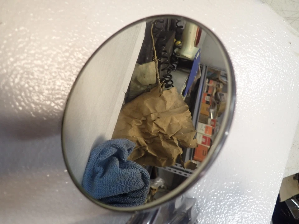 Original 1957 1958 1959 Chrysler Dodge Plymouth Desoto Rear View Mirror Mopar - Image 3 of 4
