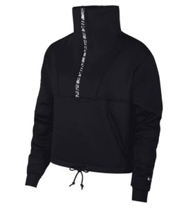 nike pro fleece cropped top ladies