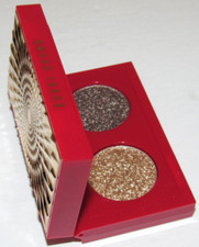 Bobbi Brown Gilded Gleam Eye Shadow Duo Suede Sugar  Steel Quartz Metallic NWOB