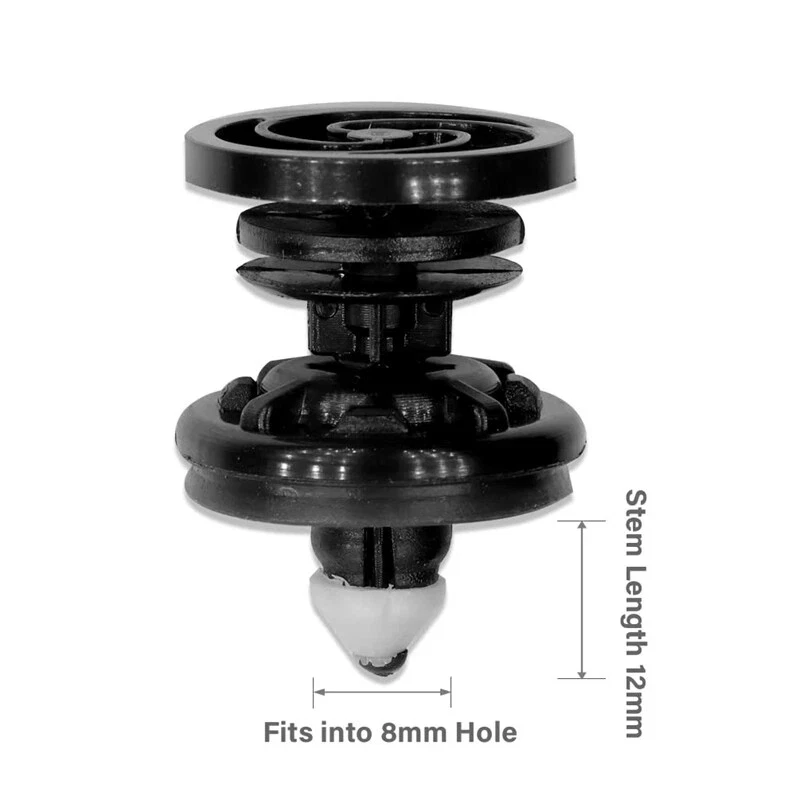 50 clips de moldura de puerta con sellador 7L6-868-243 - se adapta a Porsche/Audi/VW Foto 3 de 4