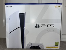 Sony PlayStation 5 Slim Console Disc Edition 1TB White Complete In Box