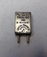 2880 KC FT-243  Military Radio Vintage Quartz Crystal
