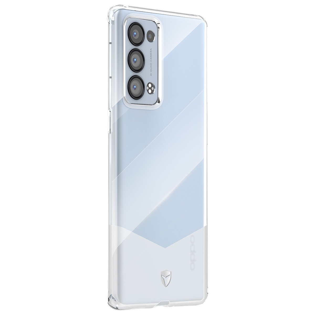 Coque Oppo Reno 6 Pro Force Case PURE transparente antichoc antichoc - 2