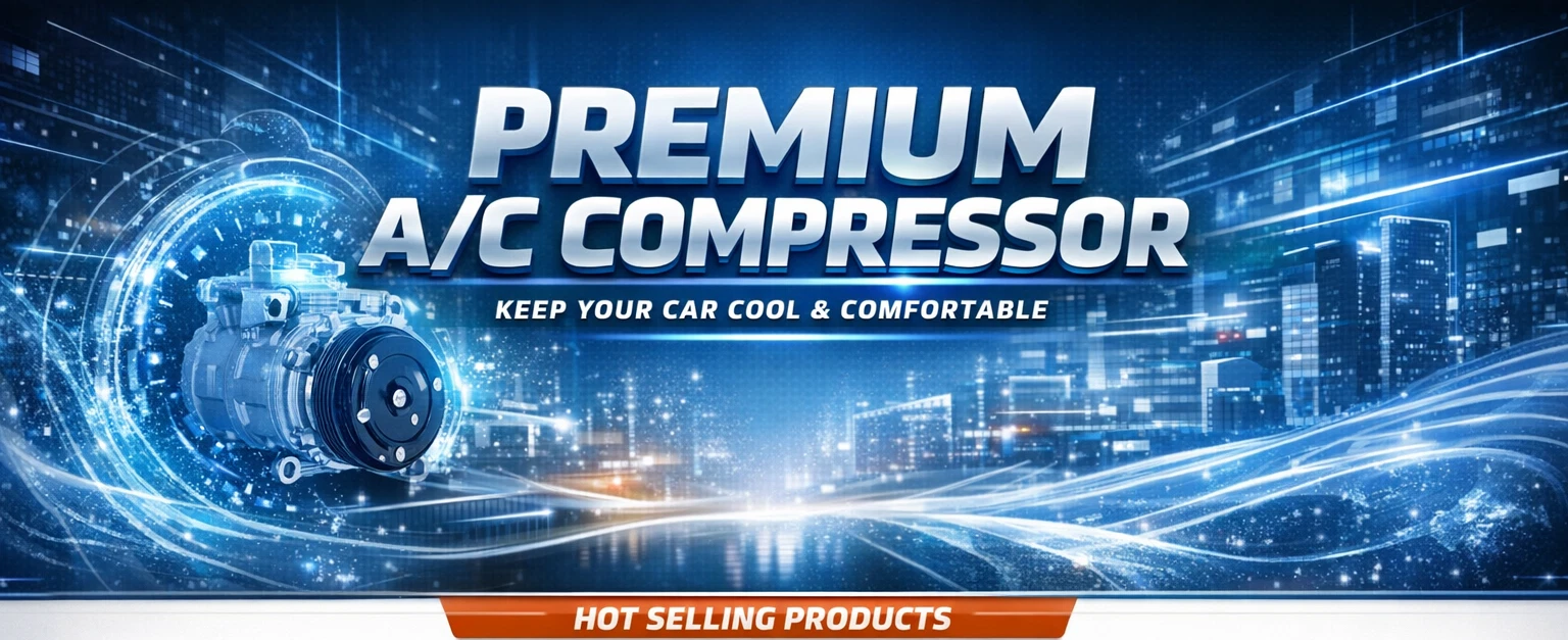 Premium AC Compressor Banner