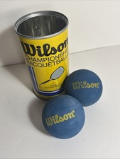 Vintage Wilson Championship Racquetballs 2 Blue Ball USA made