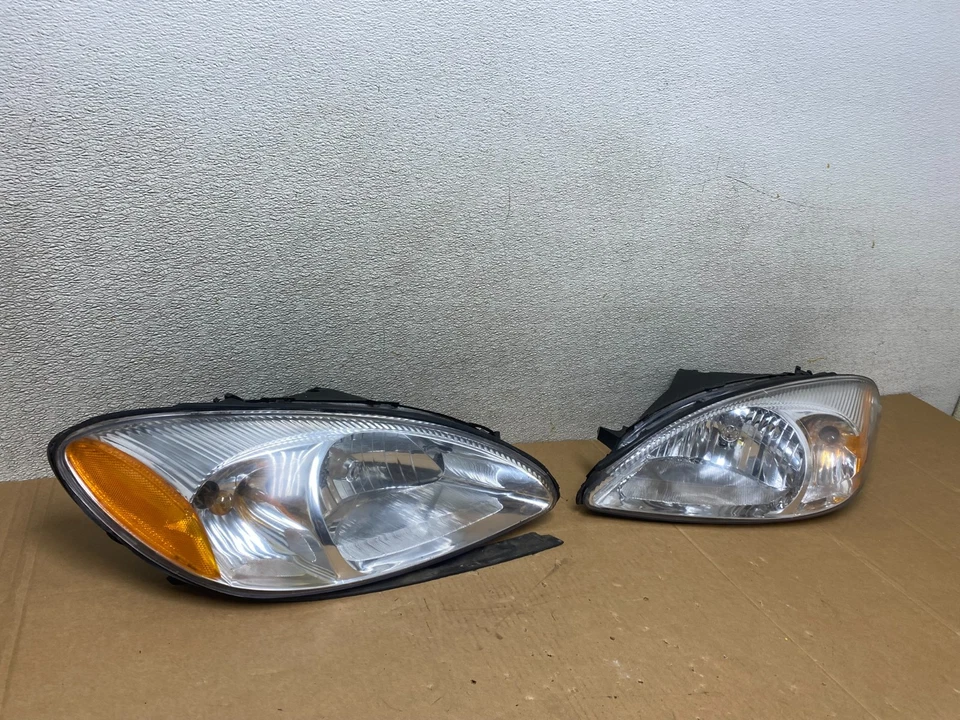Juego de faros halógenos laterales izquierdo+derecho Ford Taurus 2000 a 2007 OEM V4827 DW Foto 3 de 4