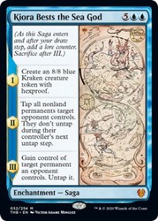 Kiora Bests the Sea God - Theros Beyond Death - 052/254 - Mythic Saga