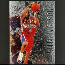 1996-97 Fleer Metal Allen Iverson #201 (RC) MT Rookie Card. rookie card picture